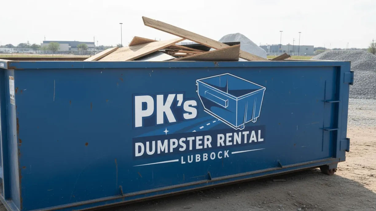 20 Yard Dumpster roll-off container in Lubbock, TX 20 Yard Dumpster roll-off container in Lubbock, TX