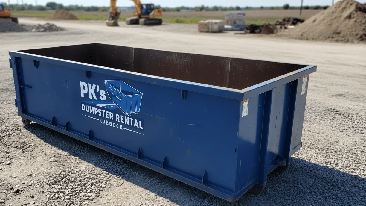 30 Yard Dumpster roll-off container in Lubbock, TX 30 Yard Dumpster roll-off container in Lubbock, TX