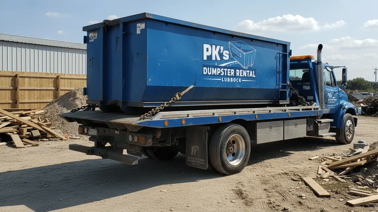 40 Yard Dumpster roll-off container in Lubbock, TX 40 Yard Dumpster roll-off container in Lubbock, TX