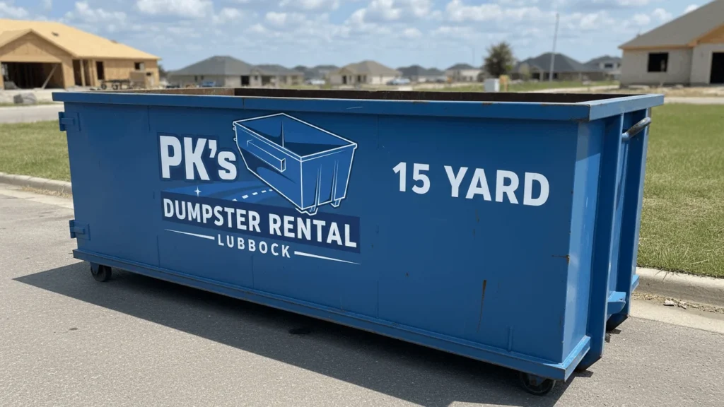 15-Yard Dumpster Rental Lubbock-img