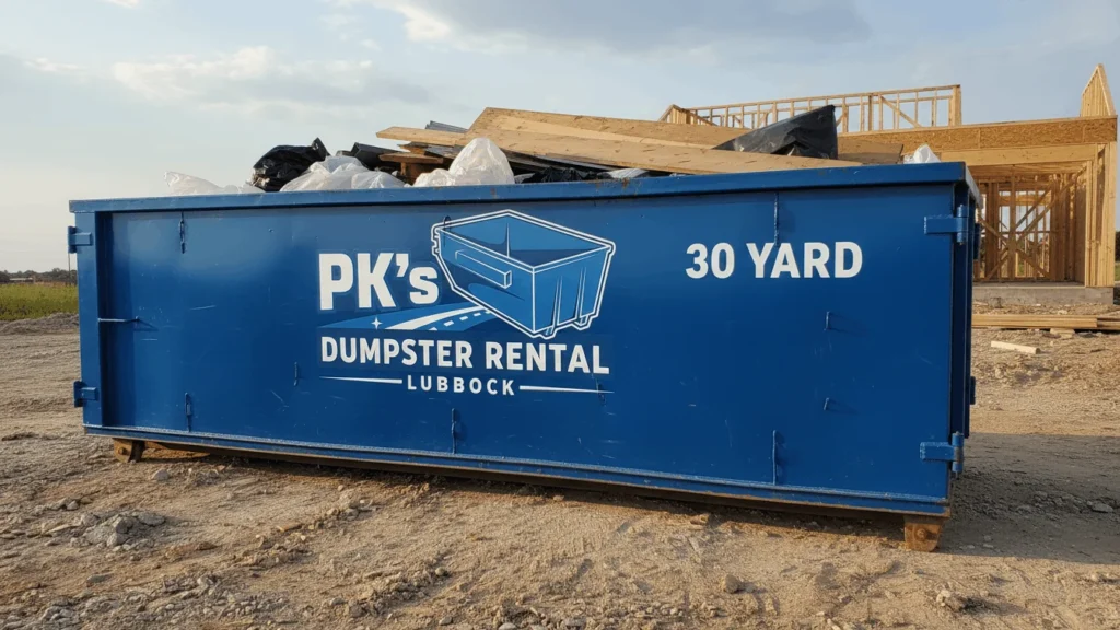 30-Yard Dumpster Rental Lubbock-img