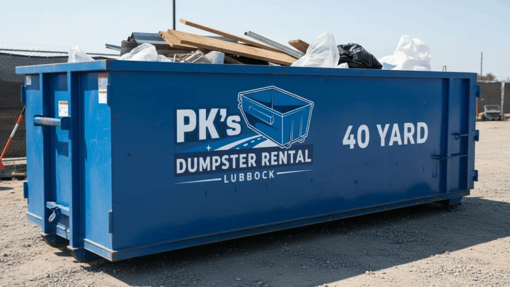 40-Yard Dumpster Rental Lubbock-img