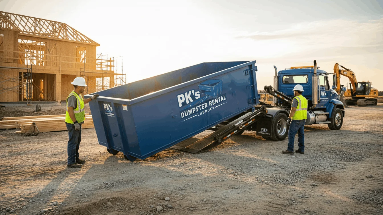 Construction Dumpster Rental Lubbock TX-img