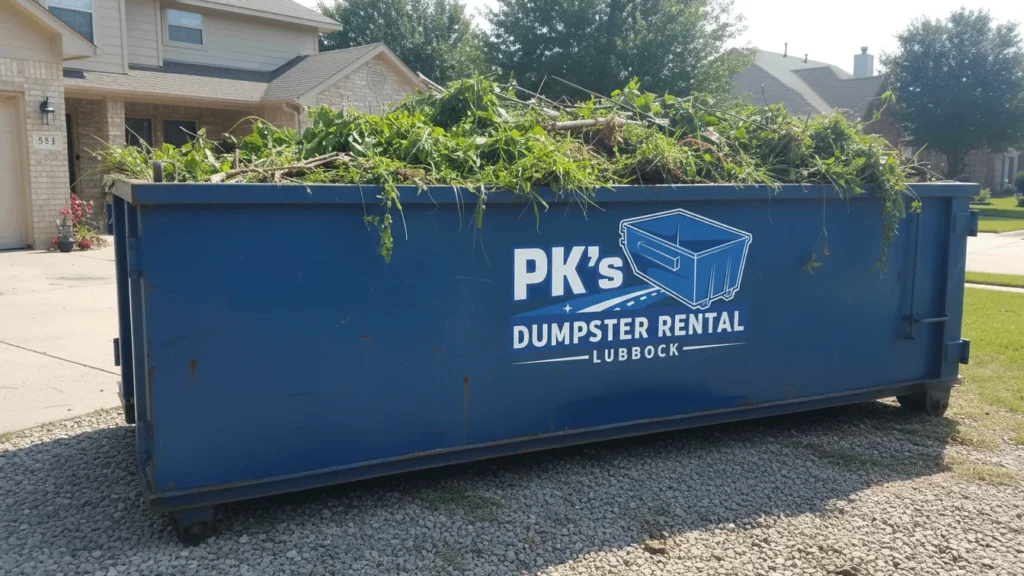 Yard Waste Dumpster Rental Lubbock-img